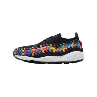 【NIKE 耐吉】NIKE 耐吉 黑彩虹編織 麂皮 復刻 休閒鞋 女鞋FB1959-002(正品現貨)