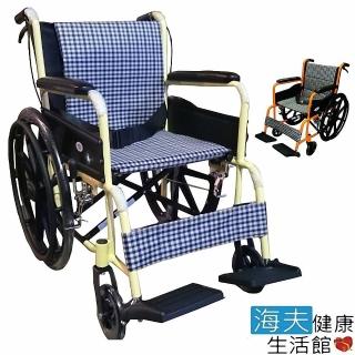 【海夫健康生活館】富士康 機械式輪椅 未滅菌 鋁合金 雙層不折背 輕型輪椅(FZK-2B)