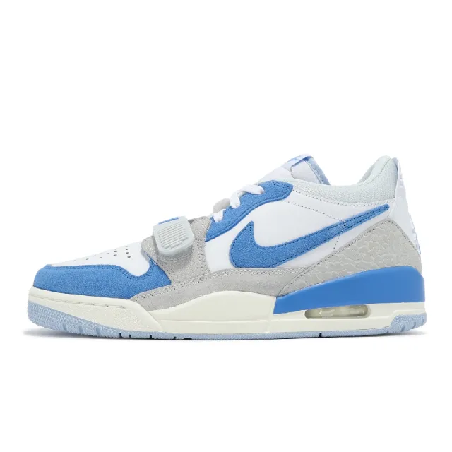 【NIKE 耐吉】休閒鞋 Air Jordan Legacy 312 Low 白 藍 喬丹 復古 低筒 爆裂紋(CD7069-141)