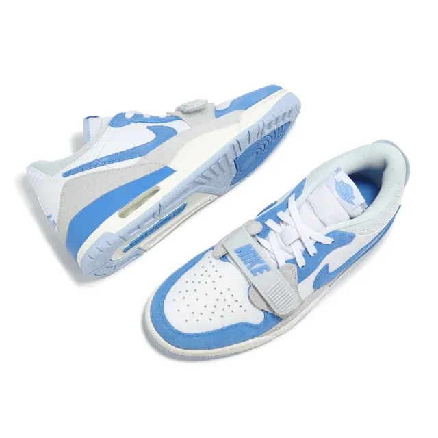 【NIKE 耐吉】休閒鞋 Air Jordan Legacy 312 Low 白 藍 喬丹 復古 低筒 爆裂紋(CD7069-141)