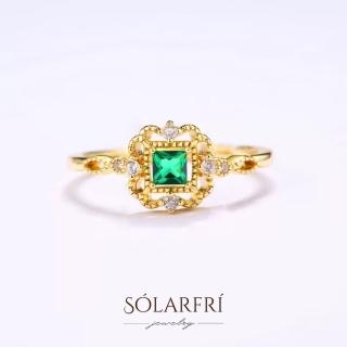 【SOLARFRi】輕奢閃耀戒指｜可調整戒圍大小禮盒包裝(閨蜜七夕生日情人女友禮物)
