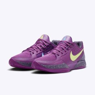 【NIKE 耐吉】籃球鞋 Nike JA 2 EP 男鞋 緩震 實戰 低筒 XDR大底 紫色 黃色(FD7327-500)