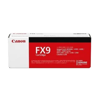 【Canon】官方直營 FX-9 原廠黑色碳粉匣(適用機型：L140/160/230、MF4000 series)