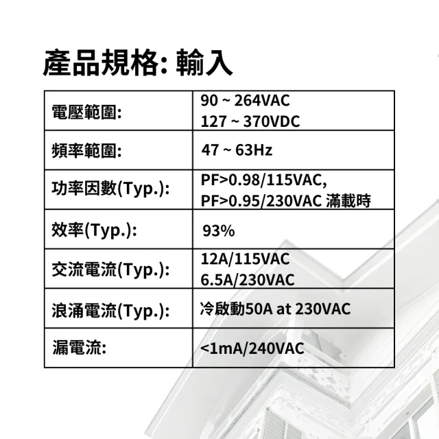 【MEAN WELL 明緯 全新原廠公司貨】NPB-1200-24(1200W超寬輸出智能偵測充電器)