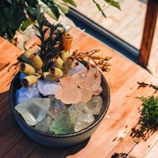 【Les nez 香鼻子】水晶香氛能量寶盒禮盒組(運財黃晶、愛情粉晶、和諧藍晶、療癒紫晶、悟性白晶)