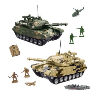 【孩子國】會說故事收納坦克車/模擬99A主戰坦克戰車/軍事模型玩具(顏色隨機出貨/附綜合軍事模型戰略兵包)
