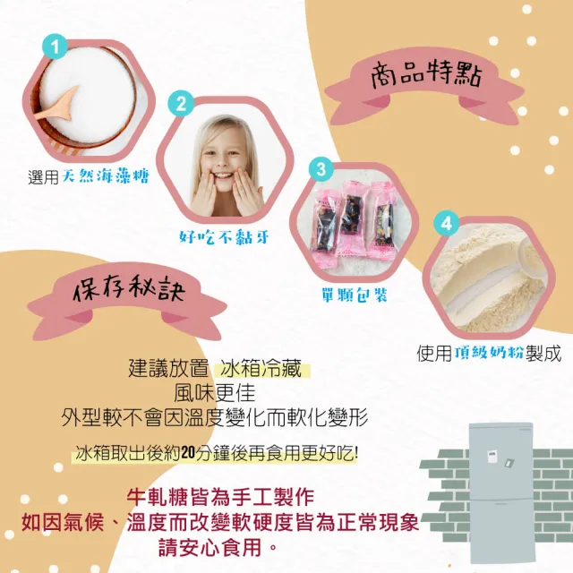 【甜園】法式 純手工 夏威夷豆牛軋糖 圓滿禮盒x6盒(牛軋糖 軟牛軋糖 堅果 伴手禮 台中必買伴手禮)