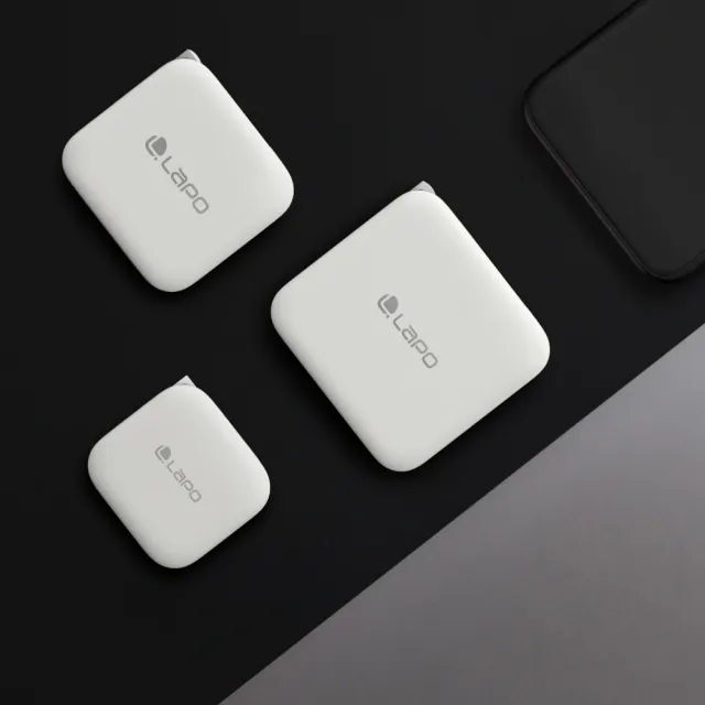 【LaPO】GaN 30W氮化鎵2口極速充電器(高效能、輕量化)