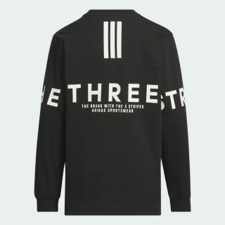 【adidas 愛迪達】長袖上衣 童裝 JM4577