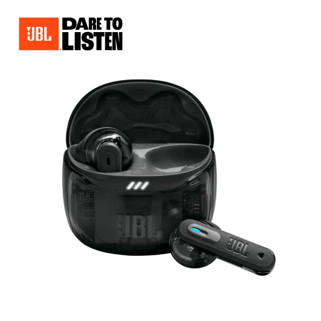 【JBL】Tune Flex 2 Ghost 真無線降噪藍牙耳機(時尚透明款)