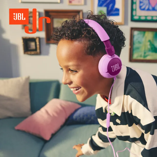 【JBL】Junior 320 兒童有線耳罩耳機(專為孩童打造)