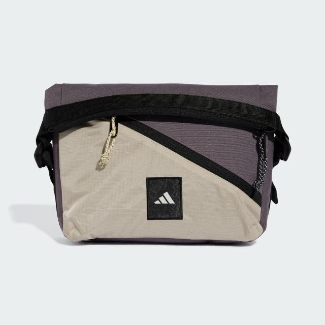 【adidas 愛迪達】側背包 斜背包 小包 運動小包 隨身小包 CXPLR CROSSBODY 米灰 JE3213