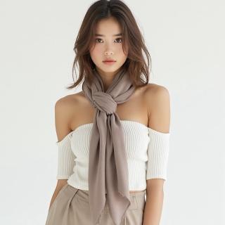 【Nature My Body】純色MUFFLER系列 Cashmere Muffler 山羊絨披肩(印度喀什米爾輕薄圍巾)