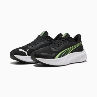 【PUMA】慢跑鞋 女鞋 大童 運動鞋 緩震 POUNCE LITE JR 黑 40151205