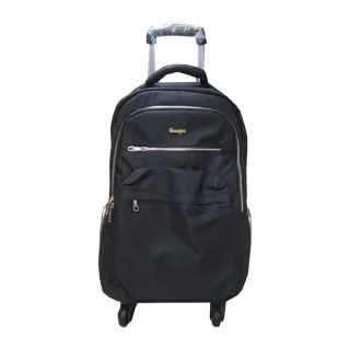 【SNOW.bagshop】後背拉桿型三用大容量A4夾電腦手提拉桿分離式360度轉輪後背拉桿後背防水