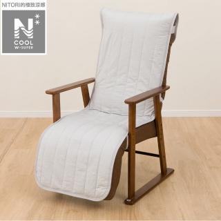 【NITORI 宜得利家居】極致涼感 長型和室椅墊 N COOL WSP 2508 LGY(極致涼感 和室椅墊 和室椅 椅墊)