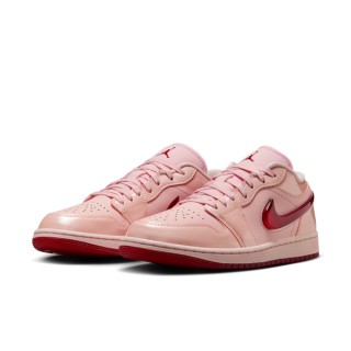 【NIKE 耐吉】運動鞋 休閒鞋 女鞋 WMNS AIR JORDAN 1 LOW SE 粉紅 果凍勾 AJ1(HF3174600)