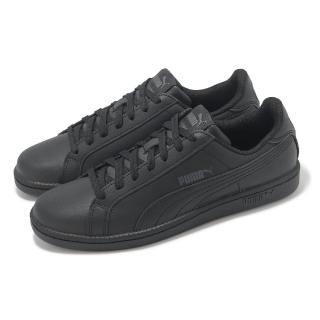 【PUMA】休閒鞋 Puma Smash L 男鞋 女鞋 黑 皮革 全黑 情侶鞋(356722-04)