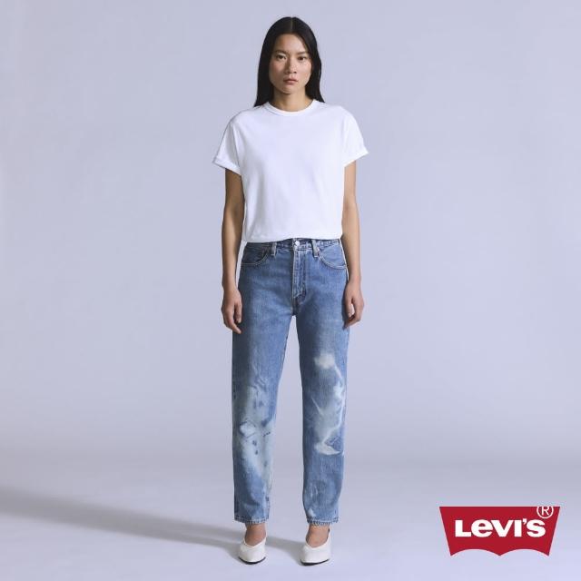 【LEVIS】BLUETAB 女款 Column日本製高腰直筒丹寧牛仔褲 人氣新品 A5888-0006