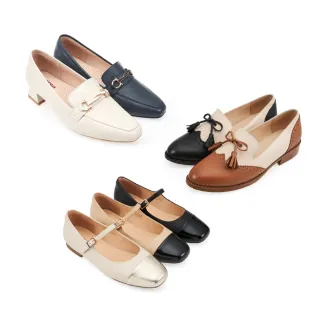 【A.S.O 阿瘦集團】BESO韓系樂福/牛津/瑪莉珍鞋(多款任選)