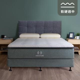 【HOLD-ON】舉重床 經典版v2 床墊三件組 雙人特大7尺(硬式獨立筒床墊與弓形彈簧下墊的完美組合)