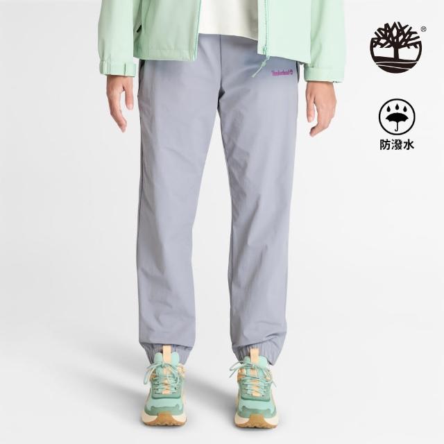 【Timberland 官方旗艦】女款灰色防曬彈性長褲(A5P3XEOM)