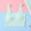 【chiao!Babe 俏寶貝】3件組 少女成長期無鋼圈一體式無痕乳膠內衣(M-L/學生/兒童/三色可選)