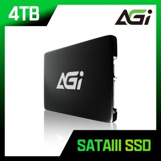 【AGI亞奇雷】AI178 4TB 2.5吋 SATA SSD 固態硬碟(讀寫530/510MBs)