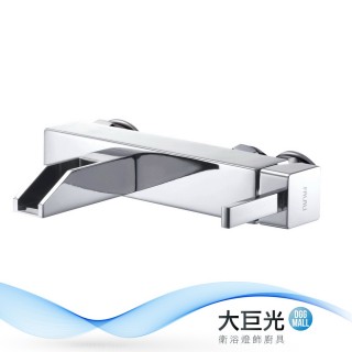 【大巨光】日本陶瓷心6吋方型側開浴用壁式單槍水龍頭(SD-049)