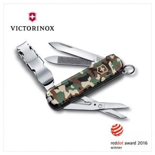 【VICTORINOX 瑞士維氏】Nail Clip 580 瑞士刀 迷彩/65mm/8用(0.6463.94)