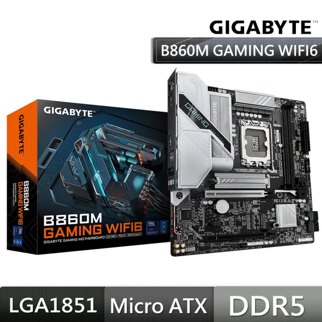【GIGABYTE 技嘉】GA-B860M GAMING WIFI6主機板