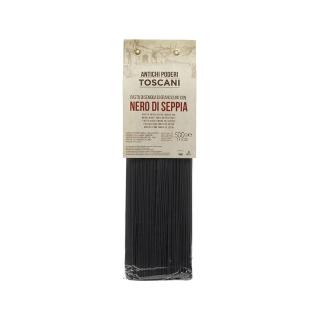 【ANTICHI】義大利墨魚風味細麵 500g(扎實Q彈麵體 豐富海洋鮮美風味)