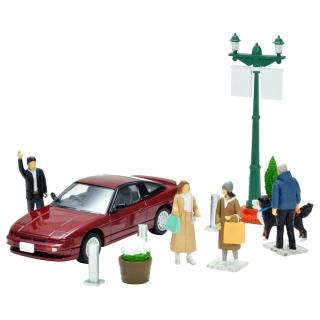 【TOMICA】TOMYTEC Diocolle 64 #Car Snap 08a Urban town scene(模型車)
