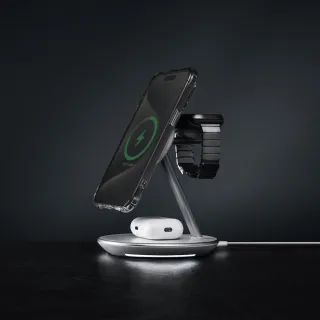 【MAGEASY】Qi2 Power Station 五合一充電座（單孔最高15W輸出）(支援MagSafe充電)