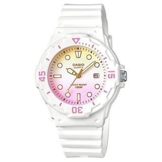 【CASIO 卡西歐】LRW-200H-4E2運動風格繽紛色彩指標錶款(學生最愛 防水100米)