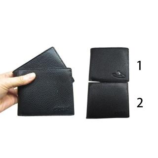 【SNOW.bagshop】短夾男仕紳士短型皮夾(100%進口軟質皮革標準尺寸固定型證件夾)