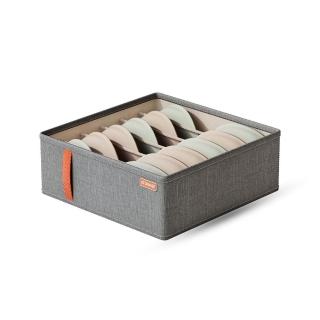 【MINT嚴選】內衣收納 襪子收納盒 中6格/32*32*11cm(內衣收納 襪子收納盒 衣物收納盒)