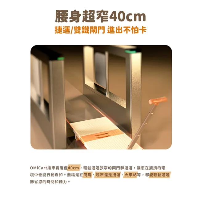 【OMIX】四合一耐重多功能摺疊提袋手推車(板車/買菜/露營/購物/野餐/收納箱/靜音滾輪)