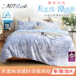 【MIT iLook】天柔絲X涼感紗簡約AB四季涼被床包組(單/雙/加大-多款任選/涼夏被)