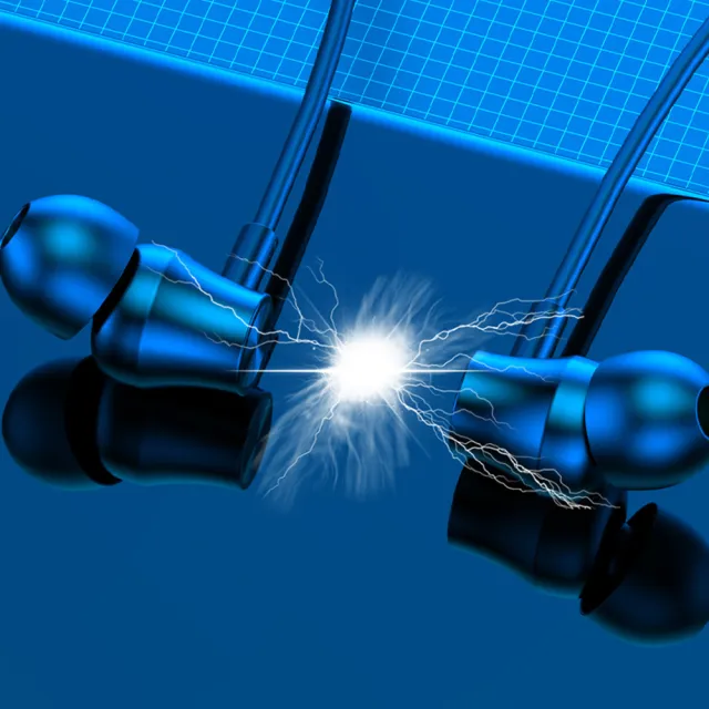 掛脖運動雙耳無線藍牙耳機一入(顏色隨機)