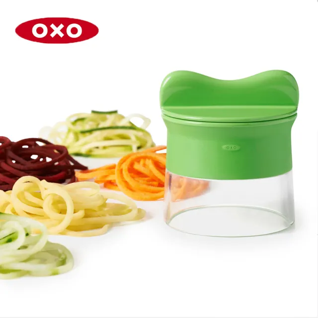 【OXO】蔬果削鉛筆機 切片器 刨絲器(輕鬆自製櫛瓜麵 蔬菜麵)