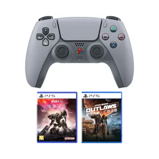 【SONY 索尼】PS5 DualSense 無線控制器 PlayStation 30 週年紀念 + 2片遊戲(公司貨)