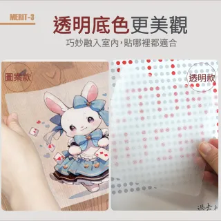 【Echain Tech】透明金鋼砂防滑貼片 動物好朋友款 單片 全32款(止滑貼片/浴室止滑貼/地磚貼/樓梯止滑貼)