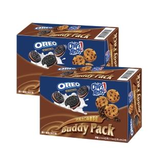 【OREO 奧利奧】奧利奧x奇寶巧克力雙享包 214.6g 兩入組(OREO夾心餅乾 + Chips Ahoy 酥餅)
