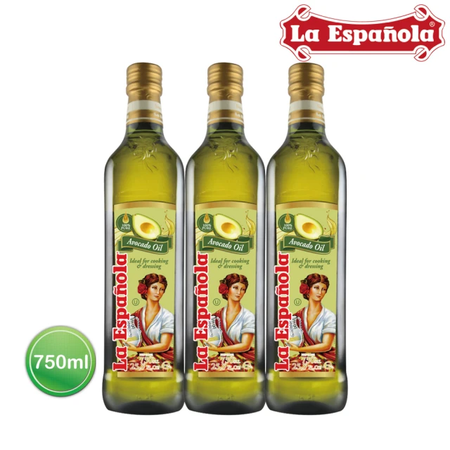 LA Espanola 萊瑞 萊瑞100%酪梨油750ml*3