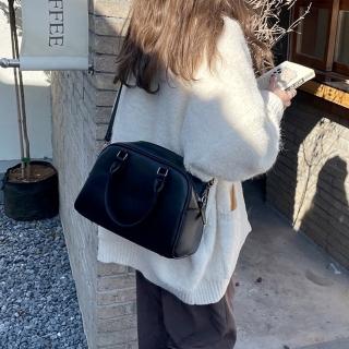 【LEESA】手提保齡球包\通勤斜背包\大容量\斜背包\托特包\手提包\隨身小包\包包\高級感\小