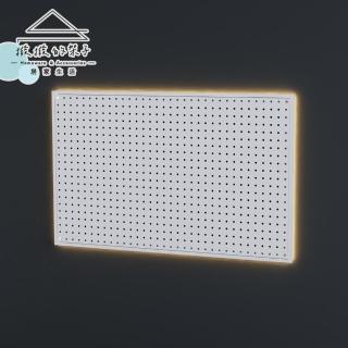 【撥撥的架子】55.8x88.8cm Led洞洞板 遊戲機收納架 洞洞板置物架 led燈框洞洞板 洞洞版(led洞洞板)