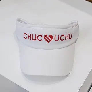 【CHUCUCHU】愛心LOGO 防曬遮陽中空帽 空頂帽 高爾夫 運動帽