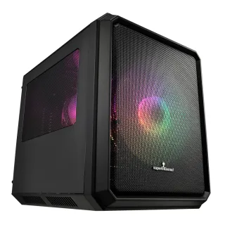 【Superchannel 視博通】小尖兵 PLUS M-ATX 電腦機殼(黑色/支援TYPE-C)