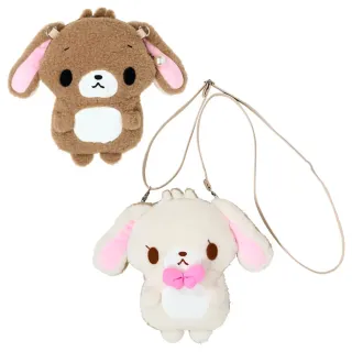 【SANRIO 三麗鷗】雙11 平成吉祥物系列 絨毛造型斜背包 側背包
